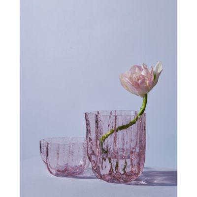 Circular Crackle Vase, Small 