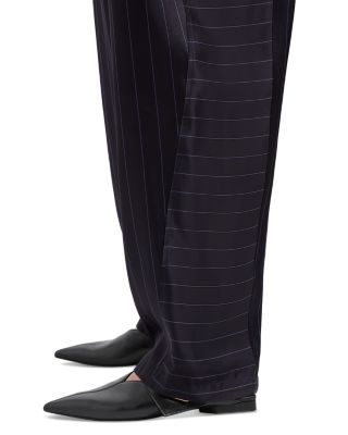 Fluid Pinstripe Trousers