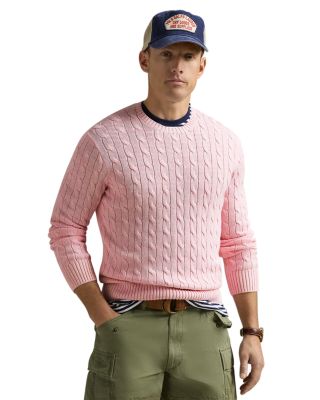 Polo Ralph Lauren Cable Knit Cotton Crewneck Sweater