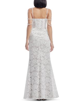 Antoinette Embellished Lace Gown