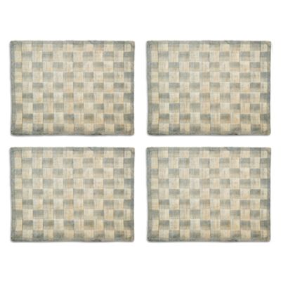 Gray Sinamay Placemats, Set of 4
