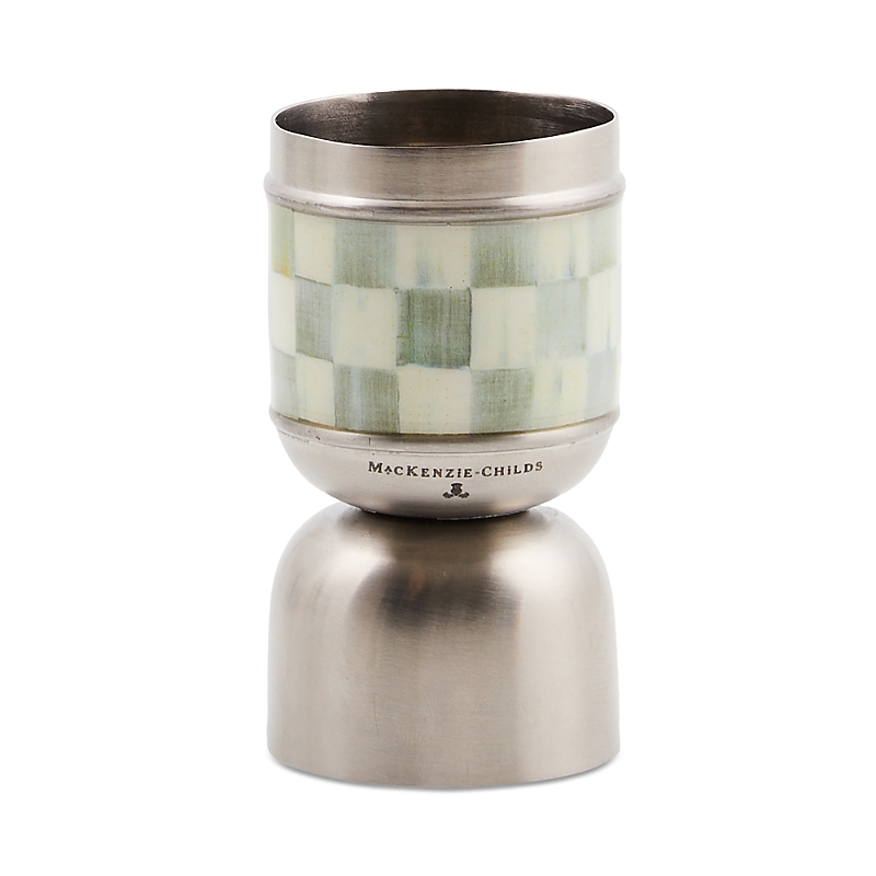 MACKENZIE-CHILDS MACKENZIE-CHILDS STERLING CHECK 3260 JIGGER