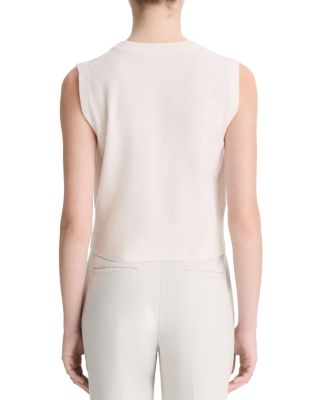 Henley Sleeveless Sweater