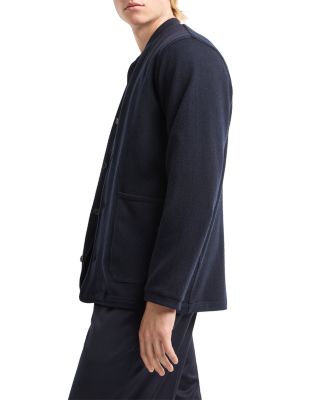 Regular Fit Button Front Wool Jacket