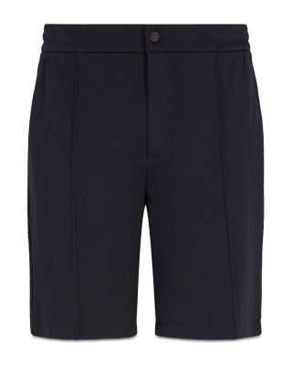 Textured Elastic Waist Shorts