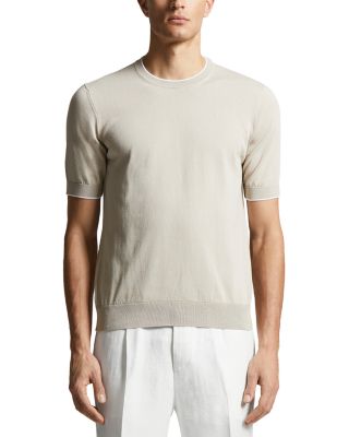 Peserico - Knit Ribbed Short Sleeve Tee