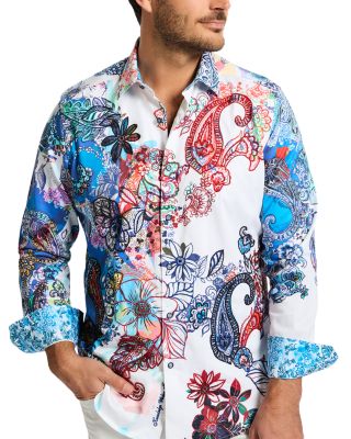 Robert Graham - Branca Regular Fit Woven Shirt
