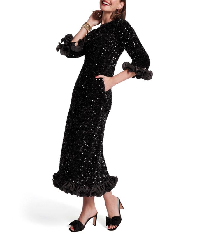 Plaza Sequin Midi Dress