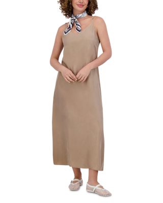 Brushed A Line Slip Dress