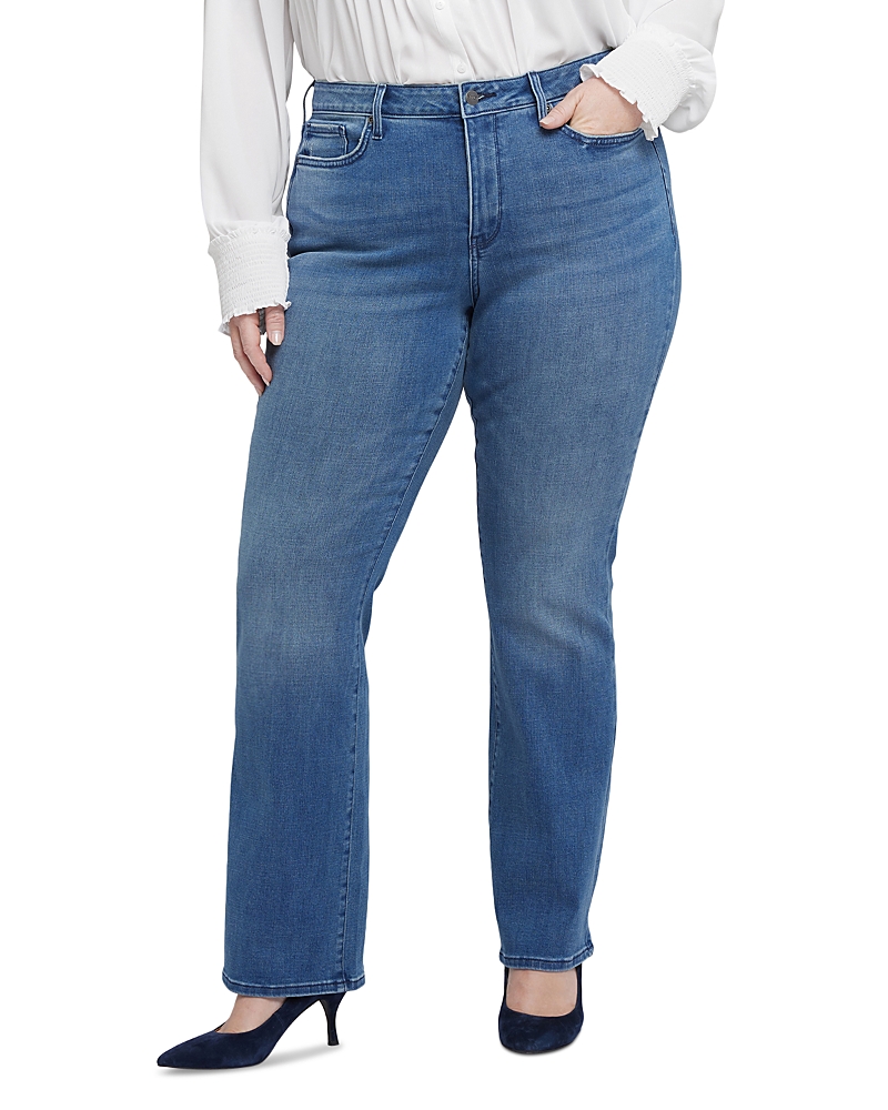 Nydj Plus Barbara High Rise Bootcut Jeans In Cascade Wave In Cascade Wave