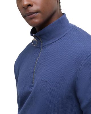 Pique Regular Fit Quarter Zip Sweater  