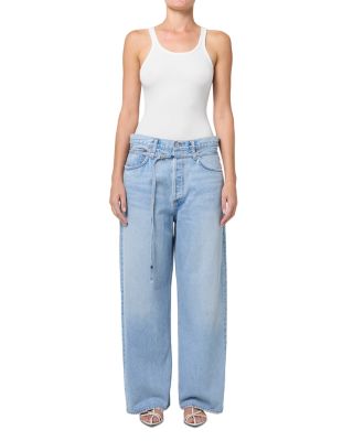 Emmi High Rise Wide Leg Jeans in Incline