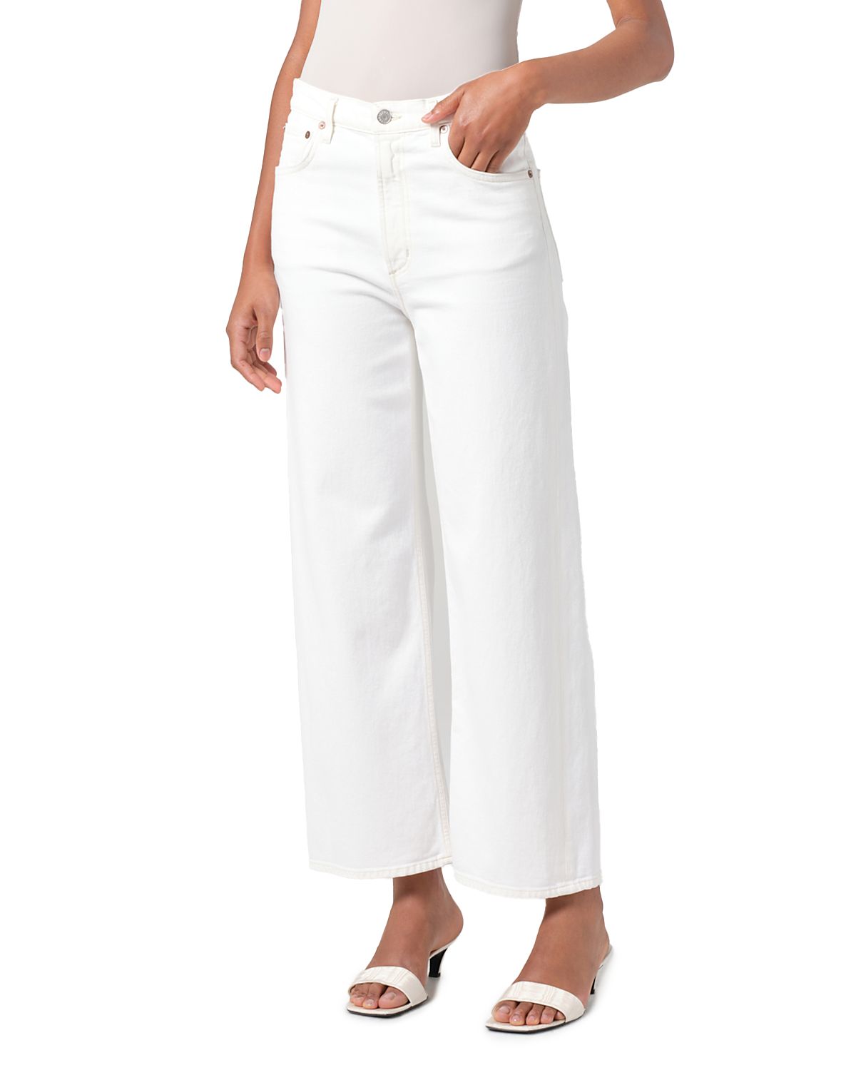 Agolde Ren High Rise Wide Leg Jeans