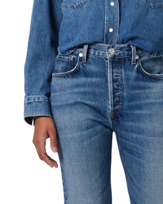 Blaine High Rise Straight Leg Jeans in Chaya