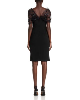 Spaghetti Strap Slip Dress with Beaded Twist Overlay