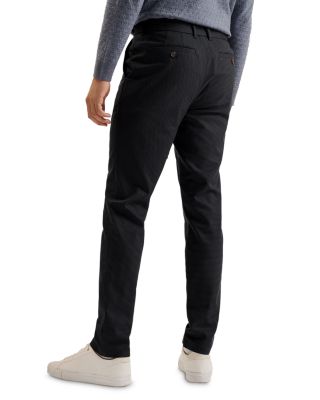 Micro Houndstooth Slim Fit Pants