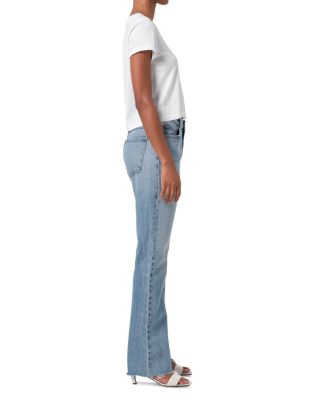 Leena Mid Rise Baby Bootcut Jeans in Stage