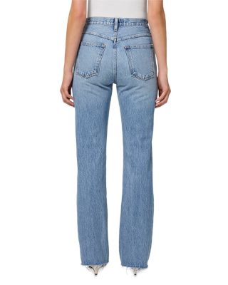 Leena Mid Rise Baby Bootcut Jeans in Stage