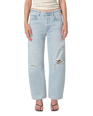 Miro High Rise Relaxed Jeans in Liri