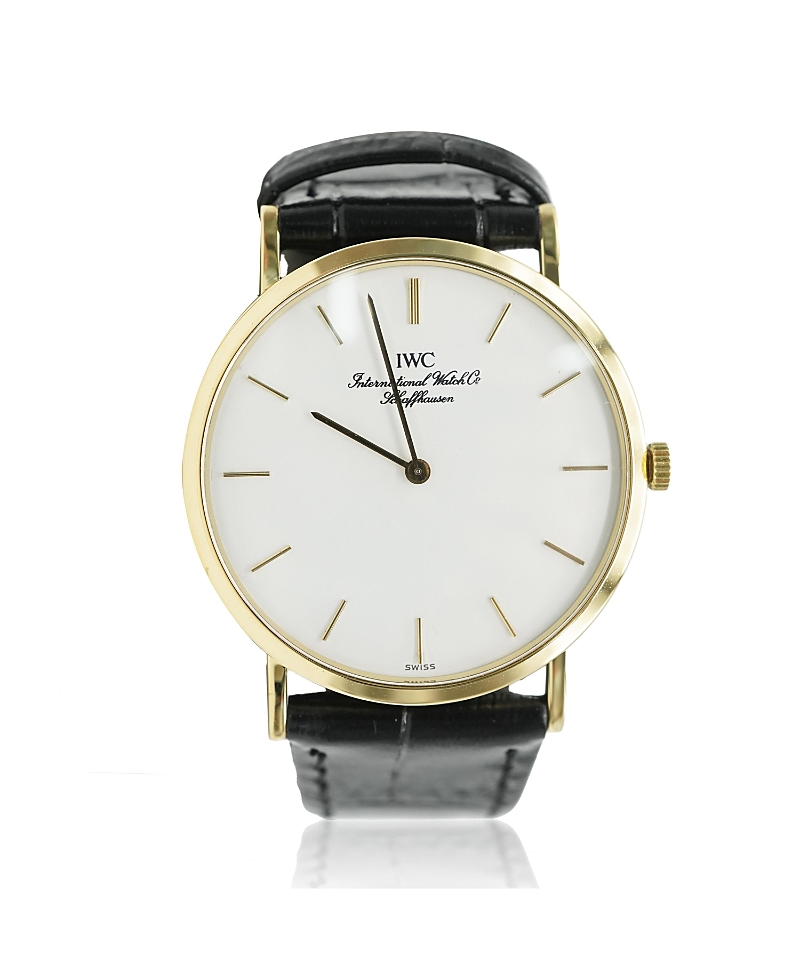 Pre-Owned Iwc Schaffhausen Yellow Gold Portofino IW2010 33.40