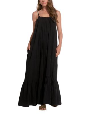 Elan - Maxi Tank Flowy Ruffle Dress