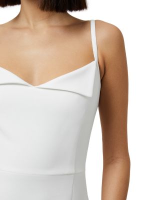 Whisper Foldover Mini Dress