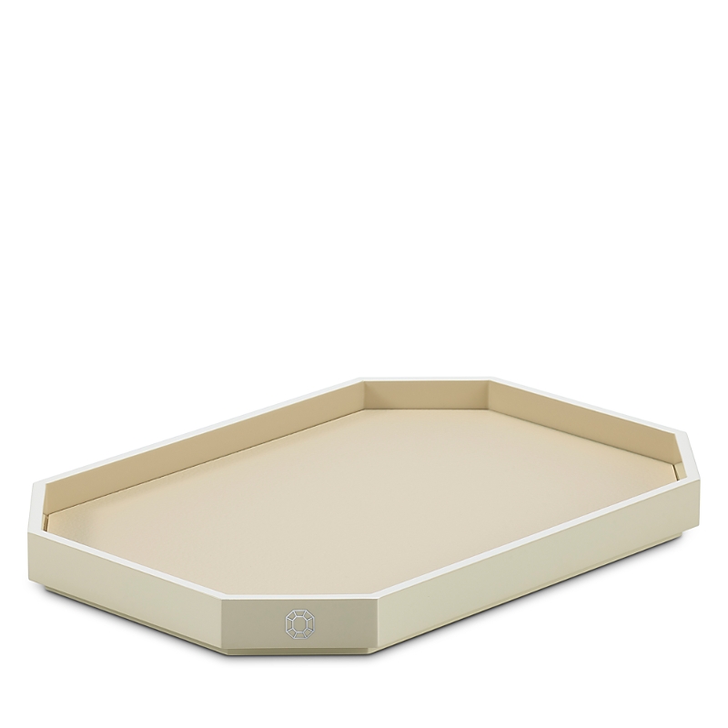 Baccarat Small Octagone Tray In Cream