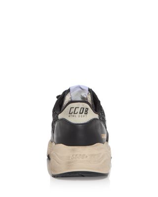 Unisex Running Sole Embellished Low Top Sneakers