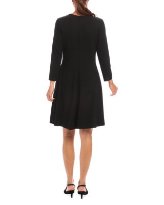 Three Quarter Sleeve Jersey Dress