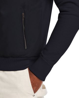 Front Zip Hooded Sweatshirt