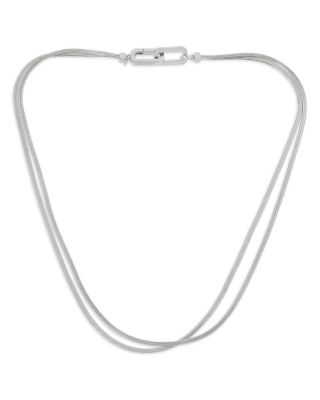 Signature Snake Chain Layered Necklace, 17"