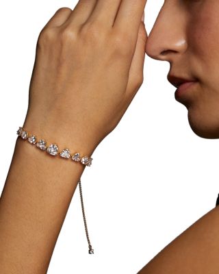 Luxor Trillion Cubic Zirconia Slider Bracelet