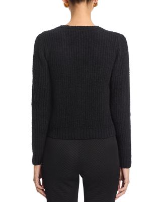 Cropped V Neck Cardigan