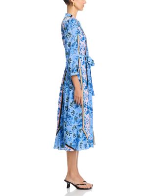 The Mila Twilight Striped Printed Dress