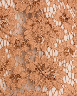 Lace Embellished Bow Mini Dress