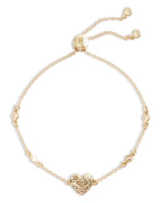 Signature Quilted Heart Slider Bracelet