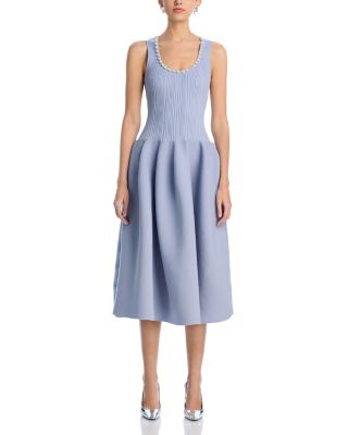 Embellished Knit Midi Dress