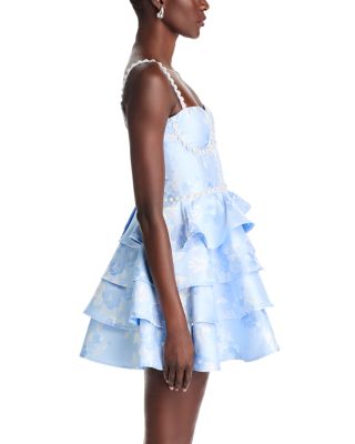 Luciana Embellished Mini Dress