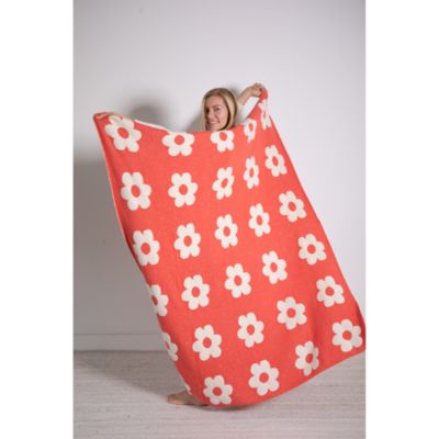 Thick Thin Flower Throw