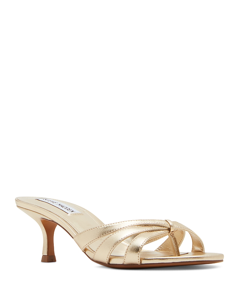 Steve Madden Cary Flip Flop In Gold Leather