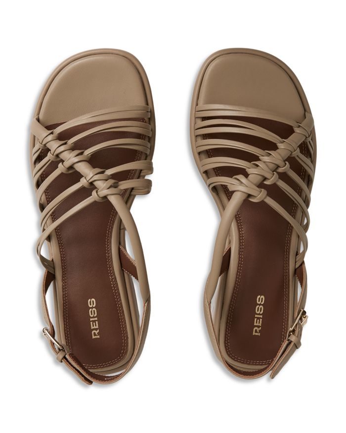 Women's Knotted Strappy Flatform Sandals