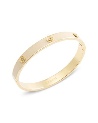 Signature Tea Rose Enamel Bangle Bracelet