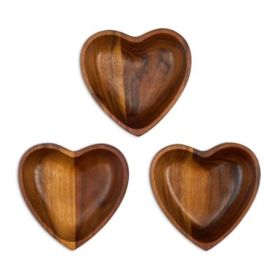 Nambé - Eat Your Heart Out Small Bowls, Set of 3
