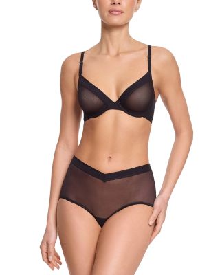 Unlined Mesh Underwire Bra