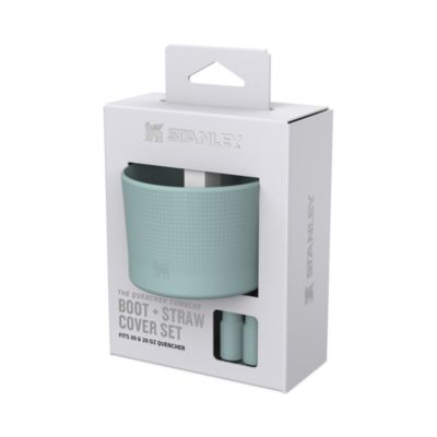 The Quencher 20-30 Oz. Tumbler Boot and Straw Cover in Seafoam