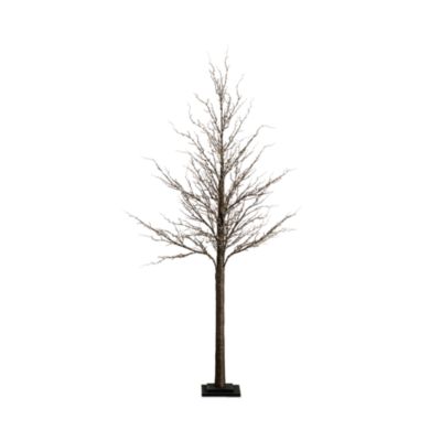 Nearly Natural - 6' Pre Lit Artificial Twig Tree with 480 Warm White LED Lights