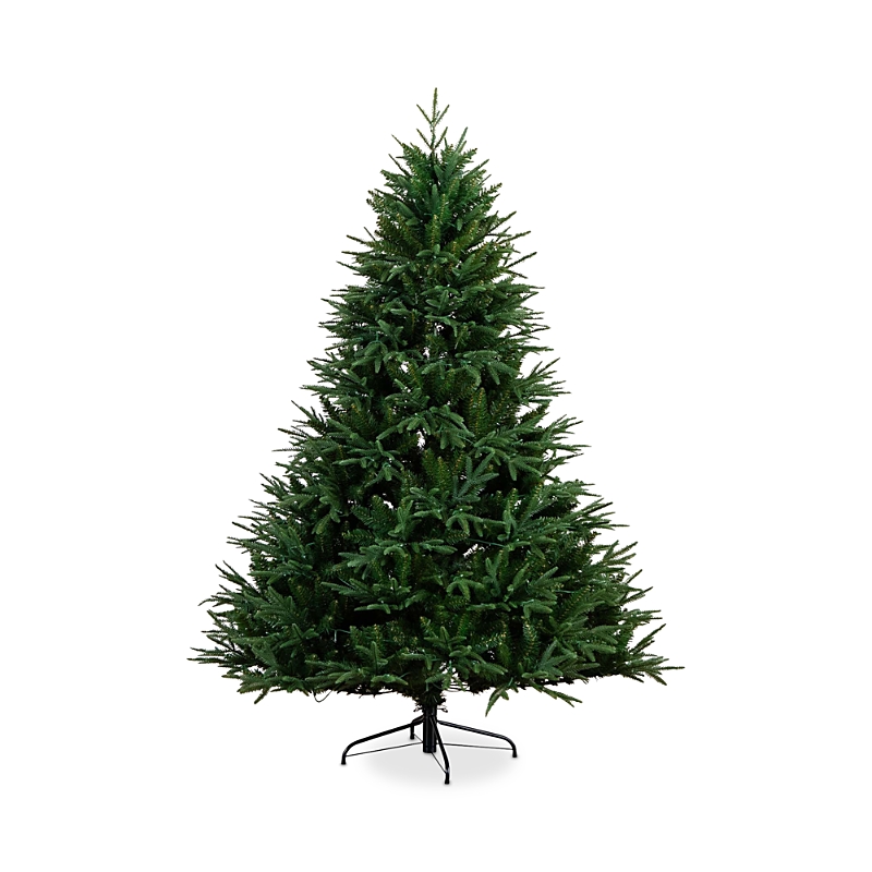 Nearly Natural 6ft. Pre-lit Artificial Edmonton Fir Light Show Memory Shape Christmas Tree With Instant Connect Tec In Green