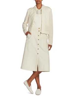 Padded Mixed Media Jacket