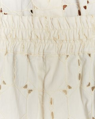 Eyelet Embroidered Shorts