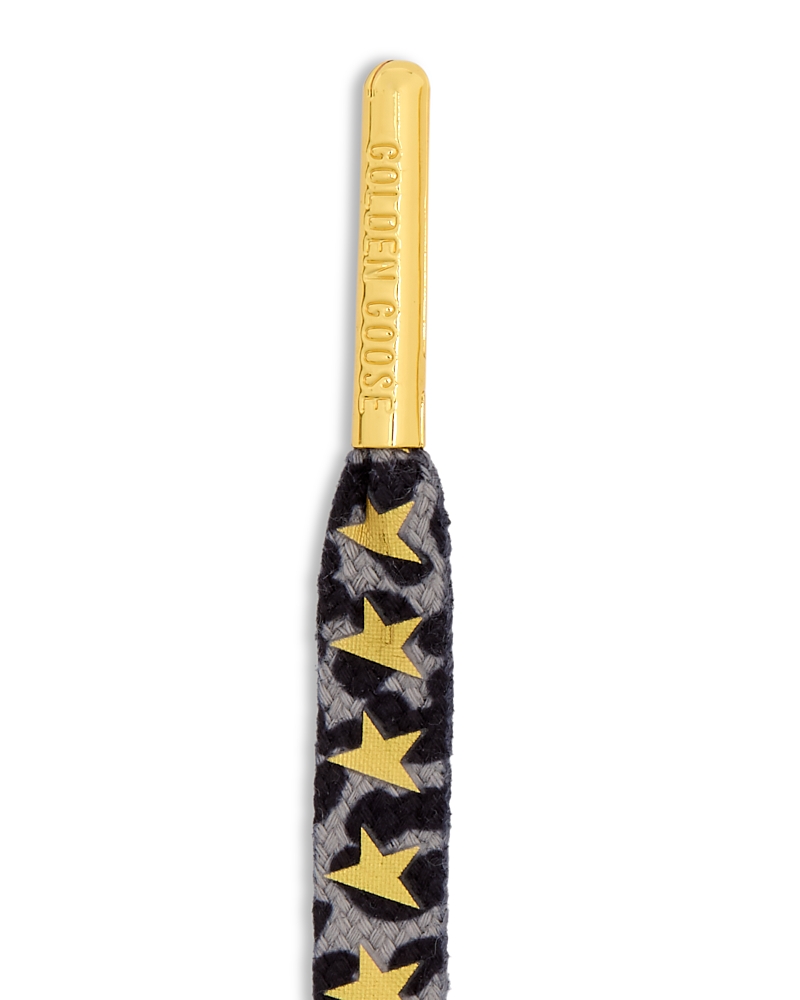 Golden Goose Unisex Shoe Laces Kit In White/black
